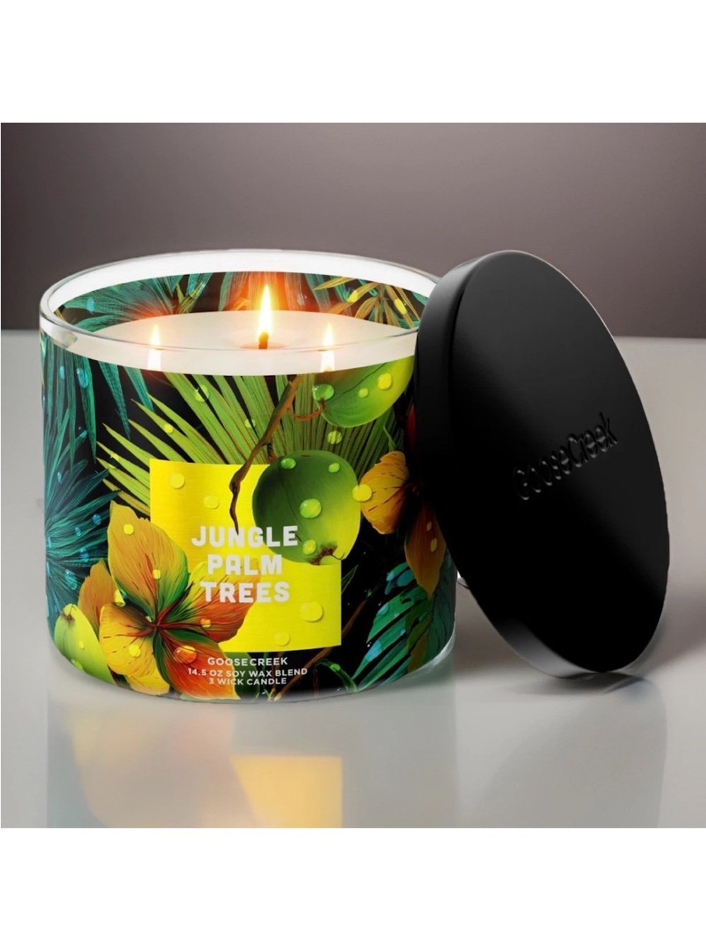 Goose Creek 3-Wick Candle- Jungle Palm Trees (14.5 oz)